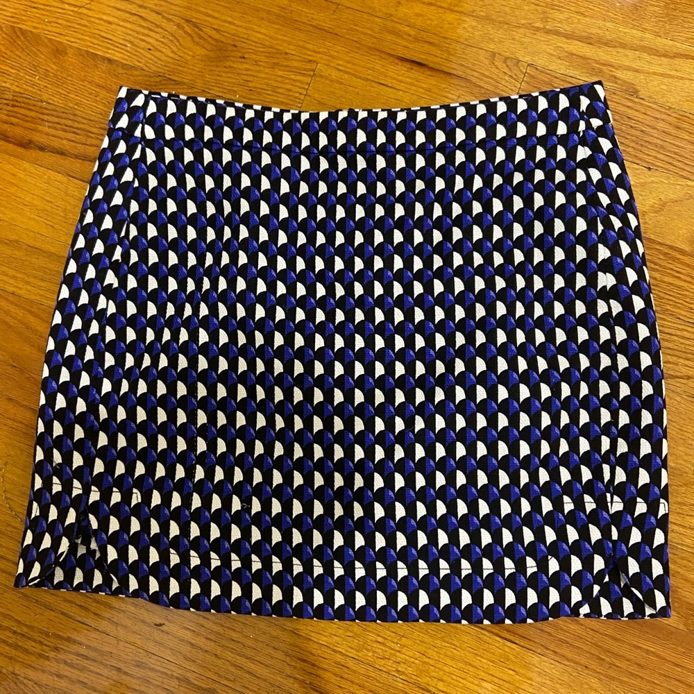 JCREW patterned skirt (appropriate for work & fun)